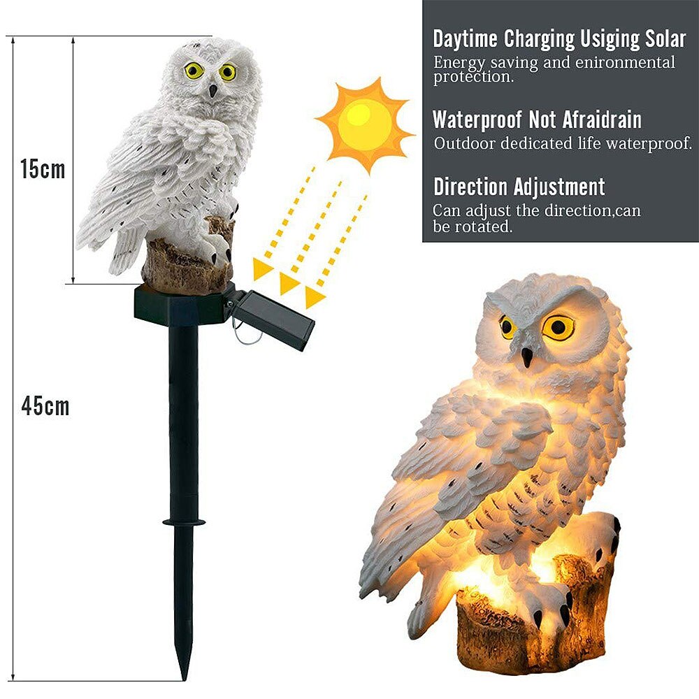 Hot Sell Owl Solar Light With Solar LED Outdoors Solar Light Solar Lamp Solar Garden Light