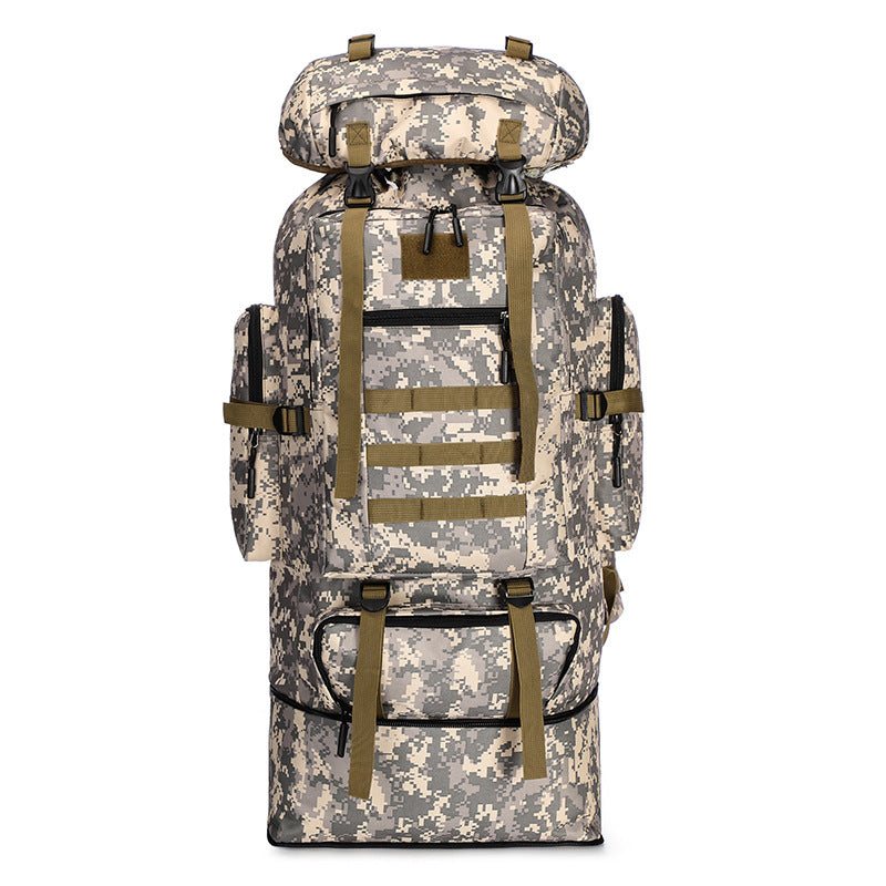 Camouflage men's camping bag