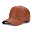 Baseball Cap women Hats For men fall Leather cap