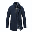 Woolen collar woollen coat for men