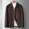 Double-faced Woolen Goods Men's Jacket New Autumn And Winter Zipper Coat