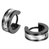 Electric Color Stainless Steel Titanium Steel Stud Earring For Men Ear Clip