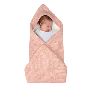 Baby jacquard plus velvet sleeping bag multi-purpose