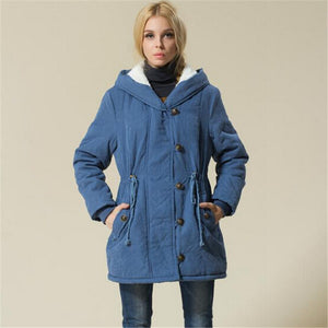 Hooded coat