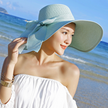 Beach sun protection straw hat