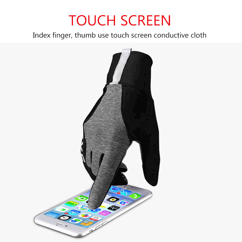 Long finger touch gloves