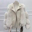 High Fox Fur Coat