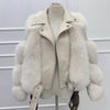 High Fox Fur Coat