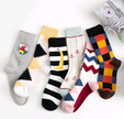 British wind socks personality couple socks men and women cotton stockings