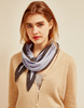 Cashmere knitted scarf