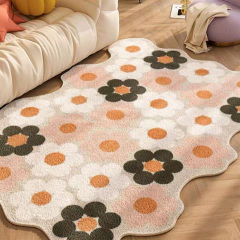 Colored Flower Carpet For Household Rooms Living Room rugs