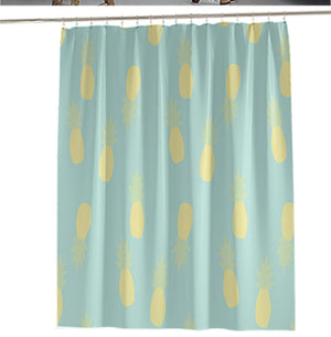 Cartoon Fruit Series Shower Curtain Set