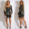 Women's Hot Drilling Dress Nightclub Fitness