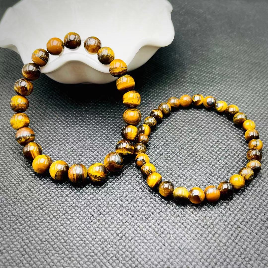 Tiger Eye Hand String Men And Women Beads Handmade Jewelry Gifts