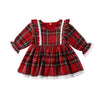 Christmas Red Dress Toddler Baby Kid Girls Lace