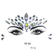 Natural Resin Tattoo Stickers Masquerade Party