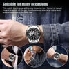 Waterproof Men's Stainless Steel Quartz Analog Wrist Watch Date Business Gift