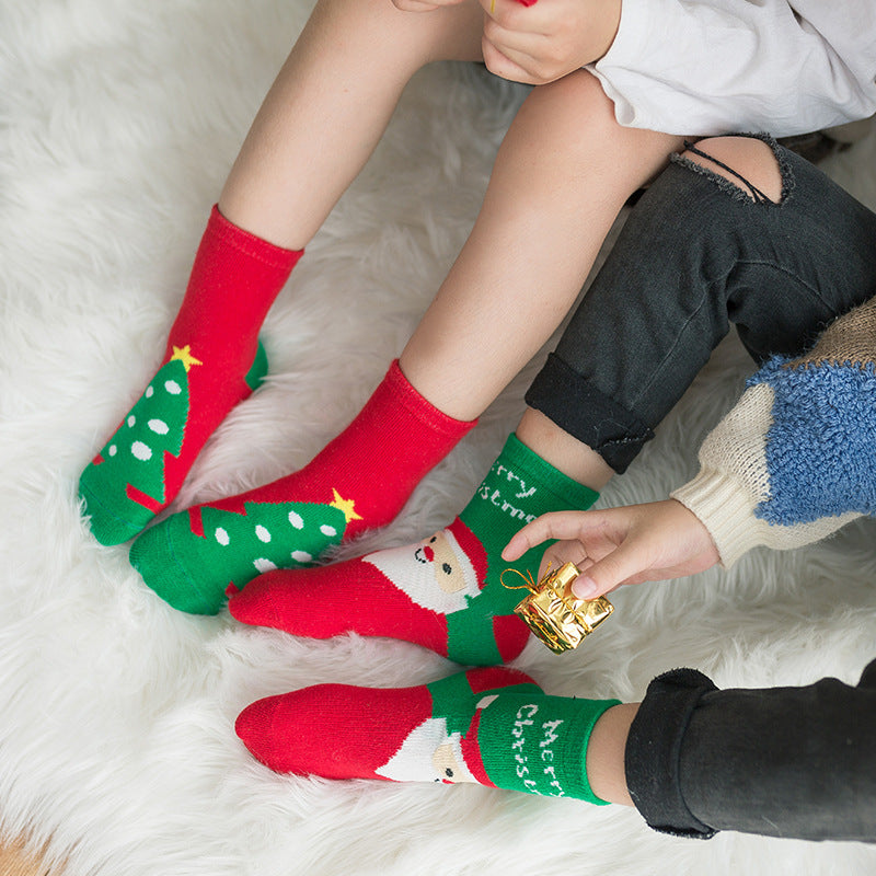 Children's Fashion Simple Mid-calf Christmas Stockings