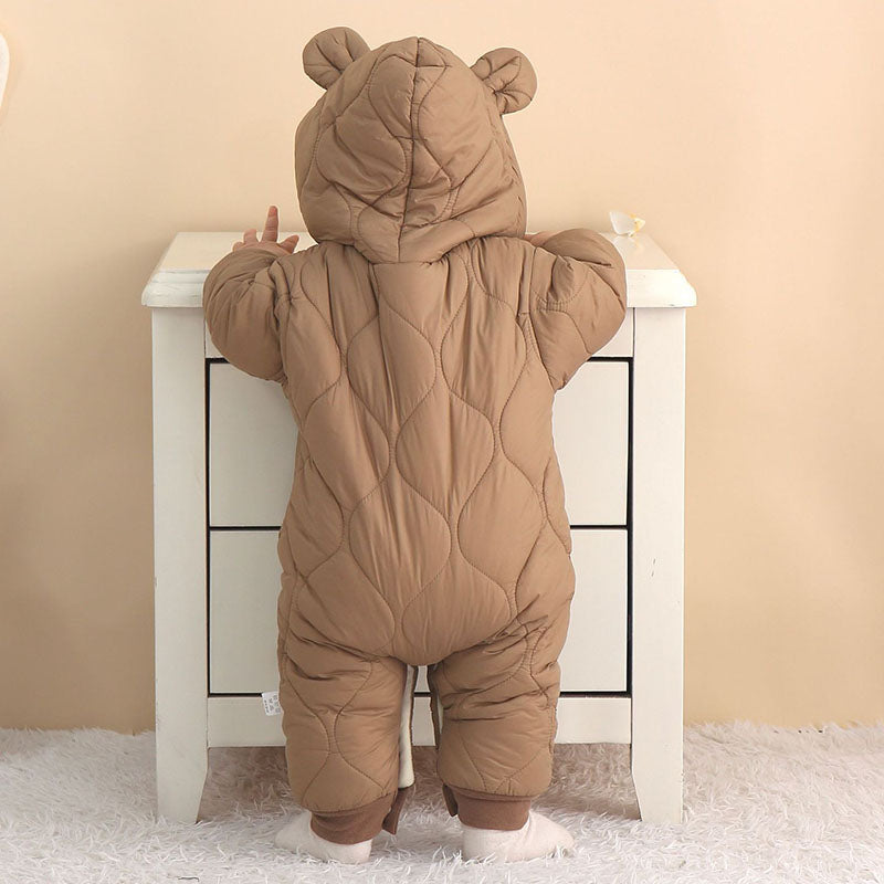 Baby Cotton Padded Coat Jumpsuit Winter Baby Cotton Padded Coat Cotton Coat Outerwear