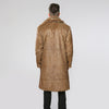 Men's Large Long Trench Coat Artificial Fox Fur Warm Coat