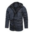 Jacket Men Cotton Casual Parkas Jacket Coat Men Brand Loose Parkas