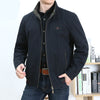 Men Plus Size Loose Coat Stand Collar