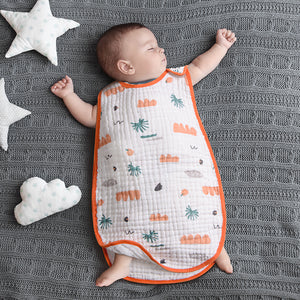 Cotton Gauze Sleeveless Vest Newborn Children's Sleeping Bag