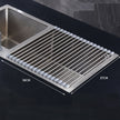 Creative Minimalist Multifunctional Household Pot Mat Kitchen Storage Drainage Storage