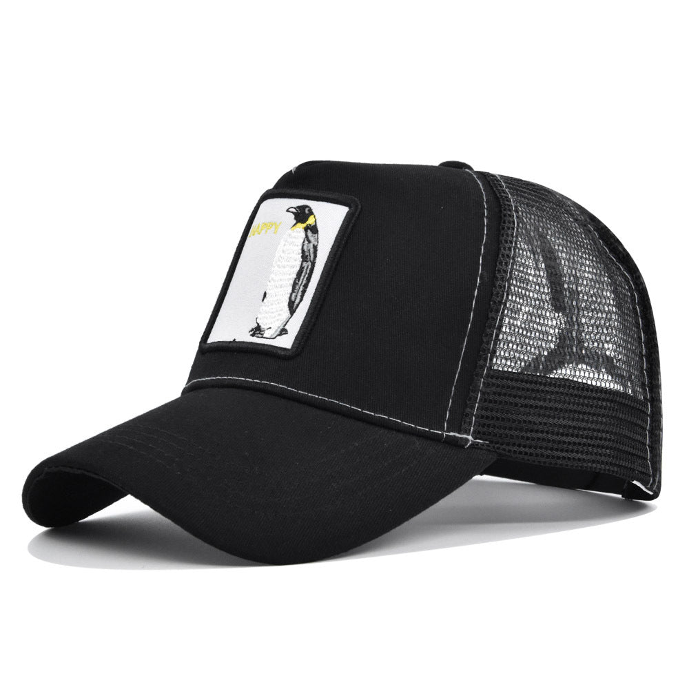 Embroidery Cock Summer Mesh Cap