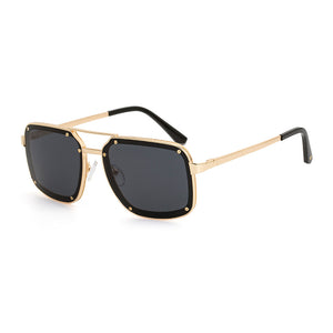 Men's  European And American Retro Square Sunglasses Trend