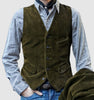 Corduroy Jacket Winter Solid Color Casual Blazer Fashion Warm Men Coat