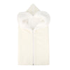 Wool Knitted Plus Fluff Sleeping Bag Baby Zipper Sleeping