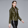 Korean Style Leather Jacket Women PU Coat Leather