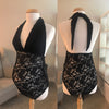 New Style Sexy Lingerie Sexy hanging neck lace backless maternity dress