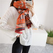 Autumn And Winter Thick Warm Cashmere Blended Scarf Women