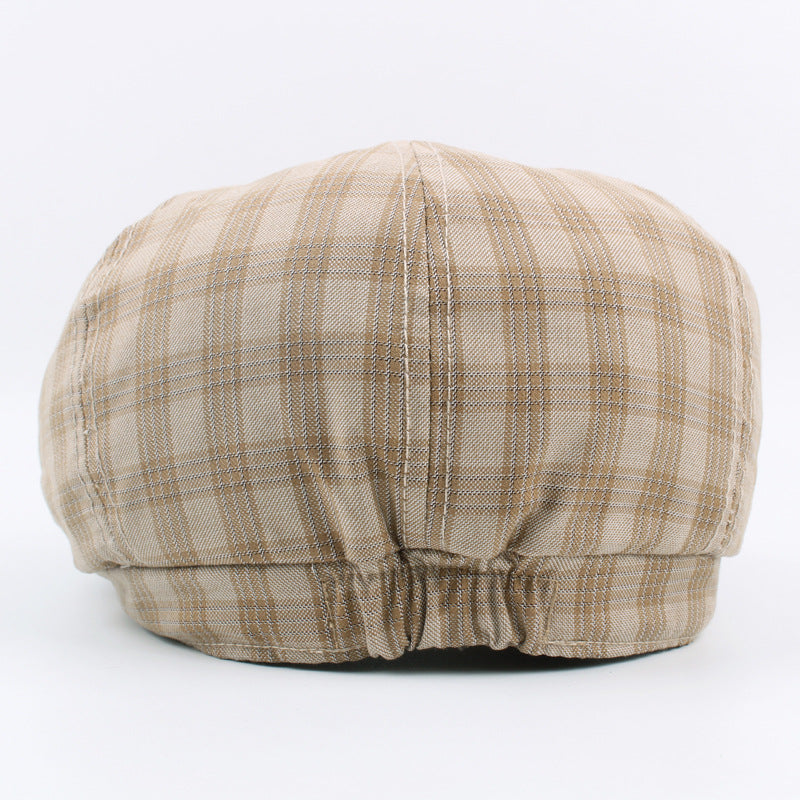 New Autumn and Winter British Style Octagonal Hat Cotton