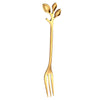 Creative Stainless Steel Branch Spoon Leaf Spoon Stainless Steel Fork Fruit Fork Cake Spoon