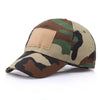 Velcro camouflage baseball cap