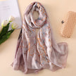 All-Match Spring, Autumn And Winter Silk Scarf Women Thin Scarf