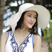 Beach sun protection straw hat