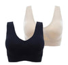 No steel ring hollow vent hole sports bra yoga running large size sports underwear vest