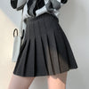 Half Skirt High Waist A Line Pleated Wool Skirt