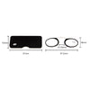 Portable Wallet Reader Clipped To Mini Reading Glasses With Protective Case