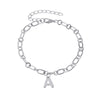 Women's All-match Shiny Diamond-encrusted English Letter Anklet