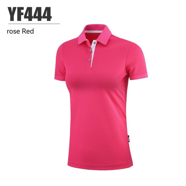 Women's Golf Fashion Sports Short Sleeve