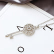 Diamond Garland Key Necklace For Women Reel Chain