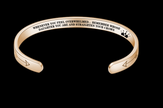 Mantra Bracelet With Quotes Stainless Steel Cuff Inspirational Jewelry