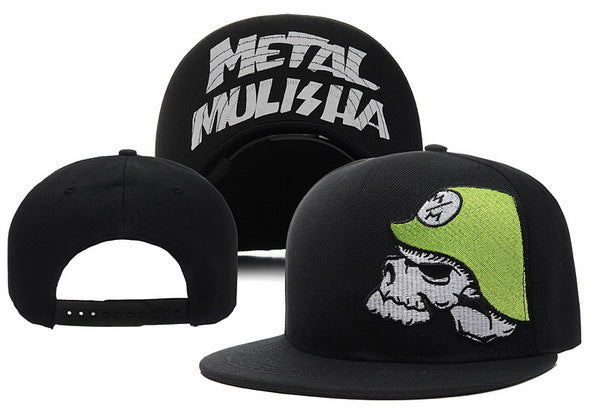 Metal men and women hip-hop hat