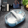 Portable Children's Lunch Box, 304 Stainless Steel Bento, Kitchen Leak Proof Food Box for Kids