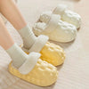 Fuzzy Slippers Women Winter Bedroom Indoor Shoes With Detachable Heel